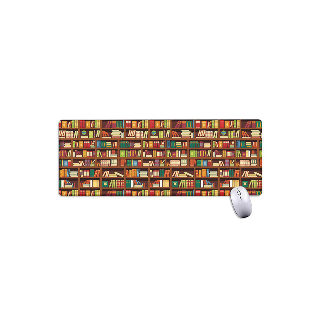 Reading Library Pattern Print Extended Mouse Pad