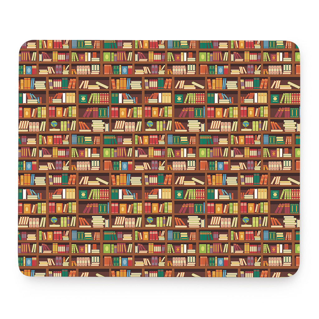 Reading Library Pattern Print Mouse Pad