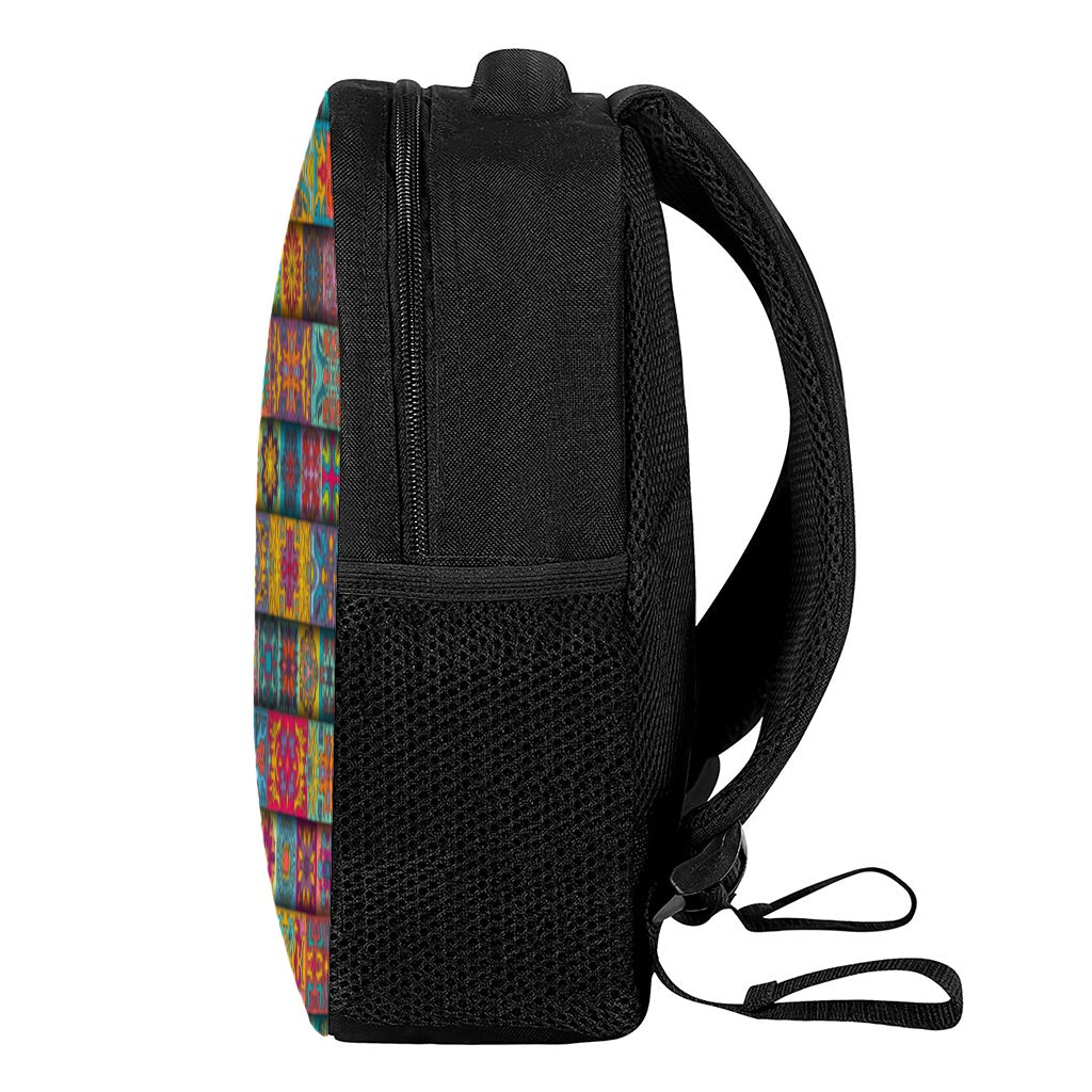 Rectangle Mandala Bohemian Pattern Print Casual Backpack