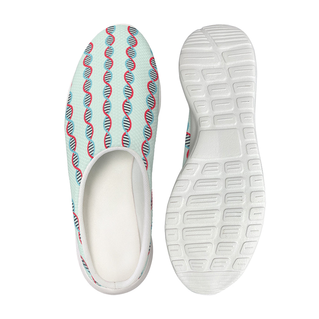 Red And Blue DNA Pattern Print Mesh Casual Shoes