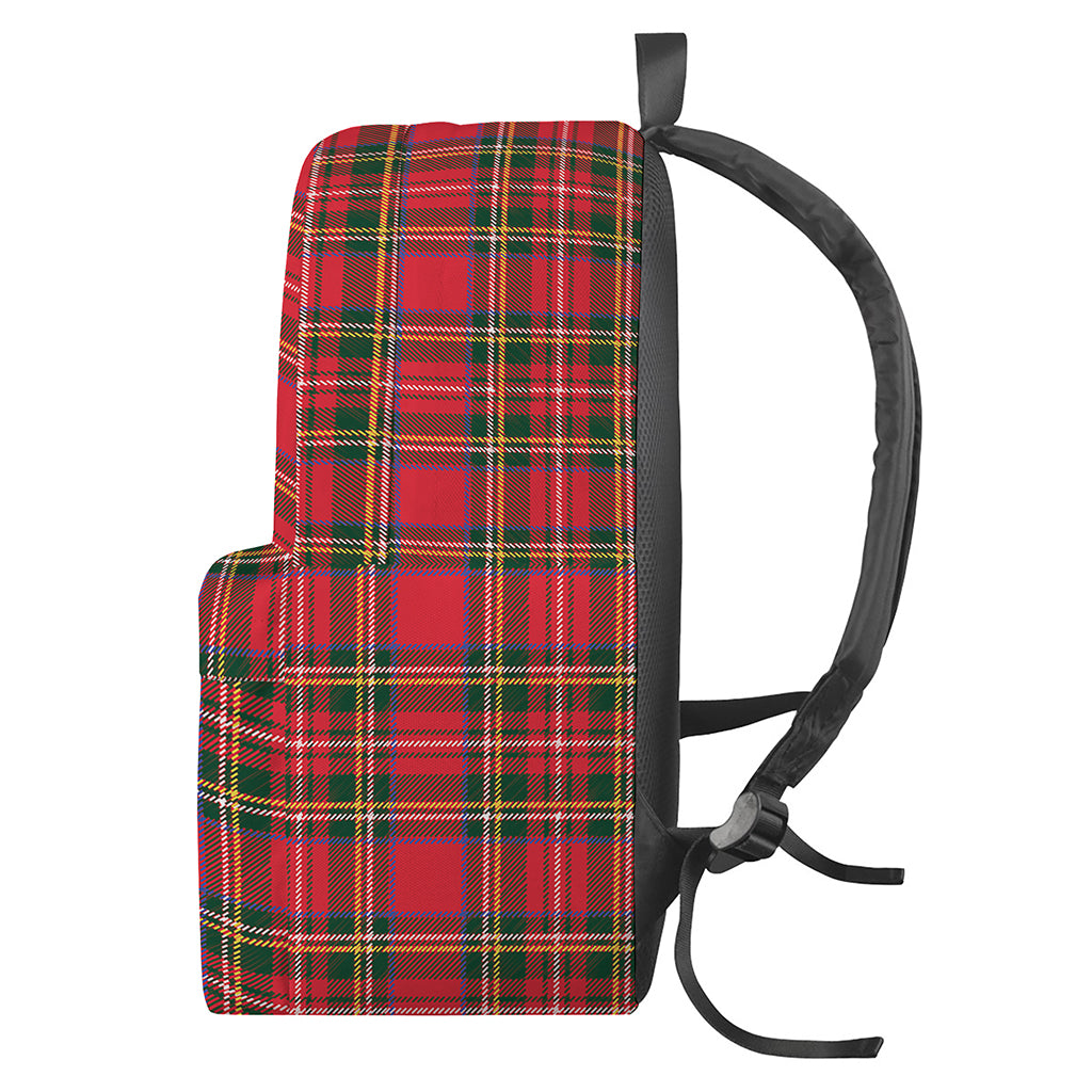 Red And Green Scottish Tartan Print Backpack