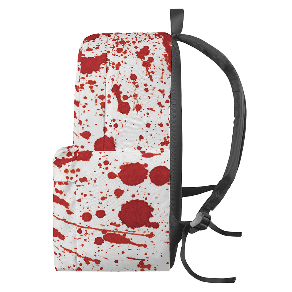 Red Blood Stains Print Backpack