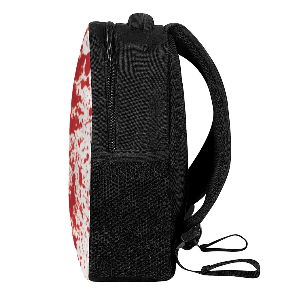 Red Blood Stains Print Casual Backpack
