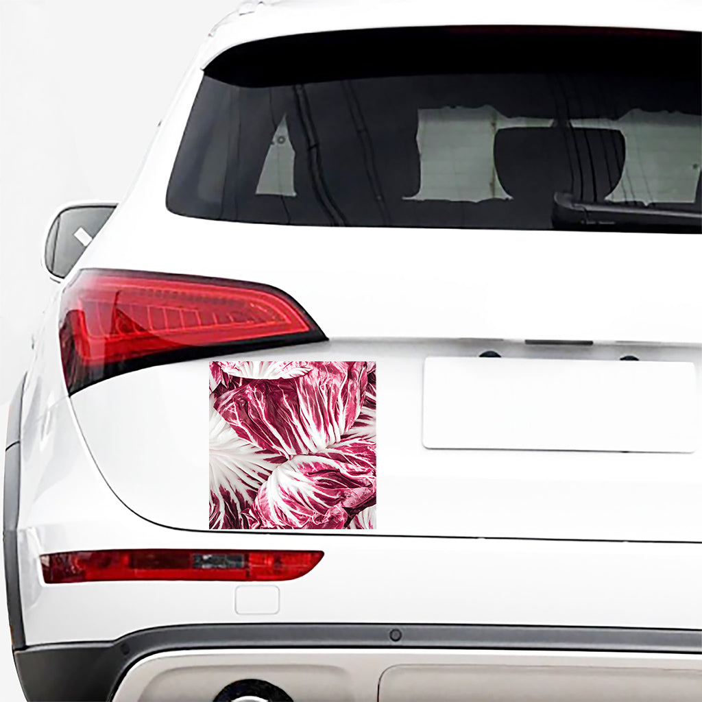 Red Cabbage Leaves Print Car Sticker