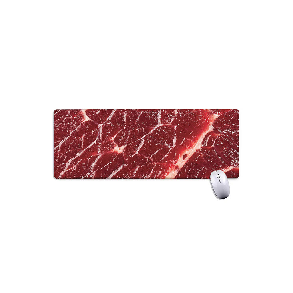 Red Meat Print Extended Mouse Pad