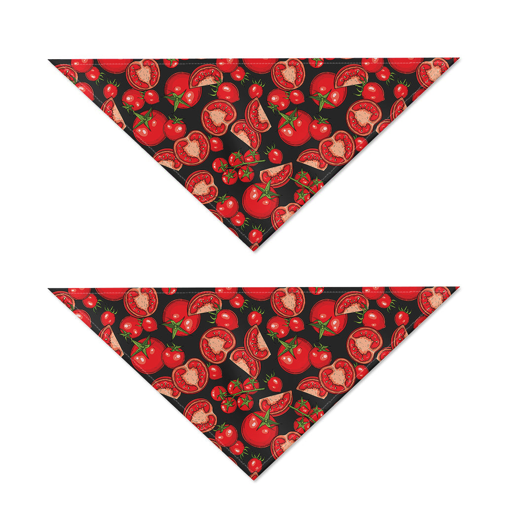 Red Ripe Tomatoes Pattern Print Dog Bandana