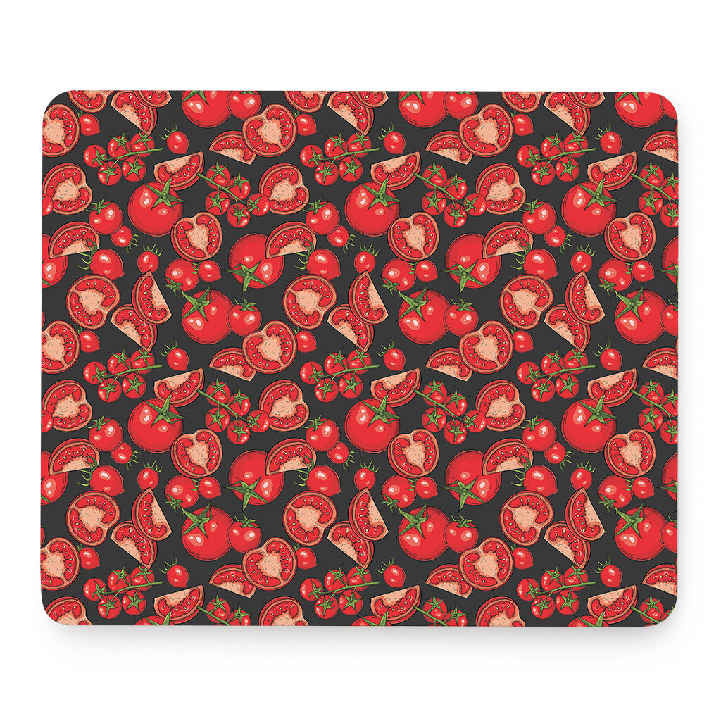 Red Ripe Tomatoes Pattern Print Mouse Pad