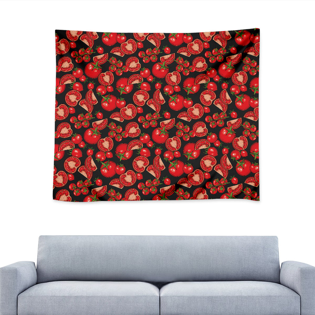 Red Ripe Tomatoes Pattern Print Tapestry