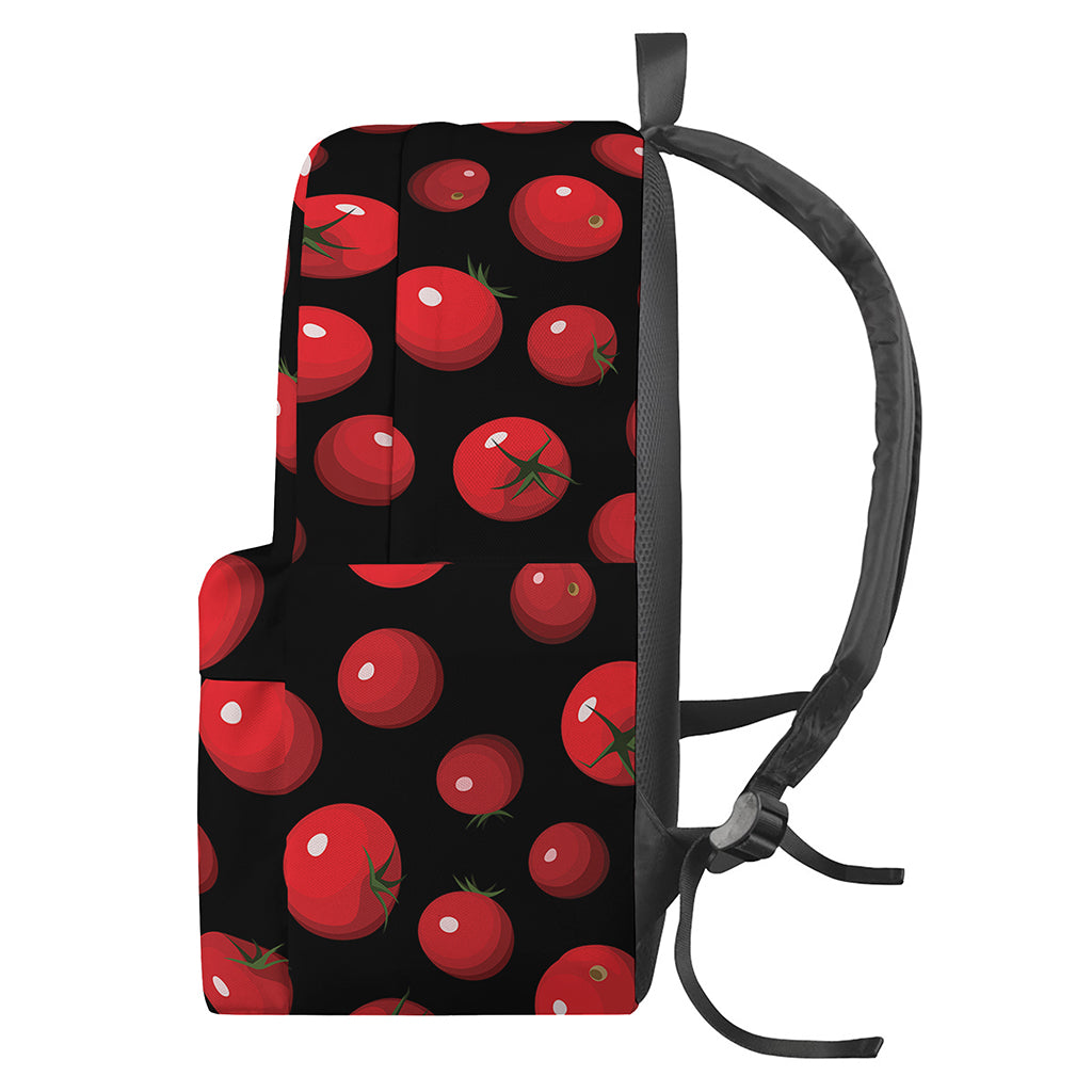 Red Tomato Pattern Print Backpack