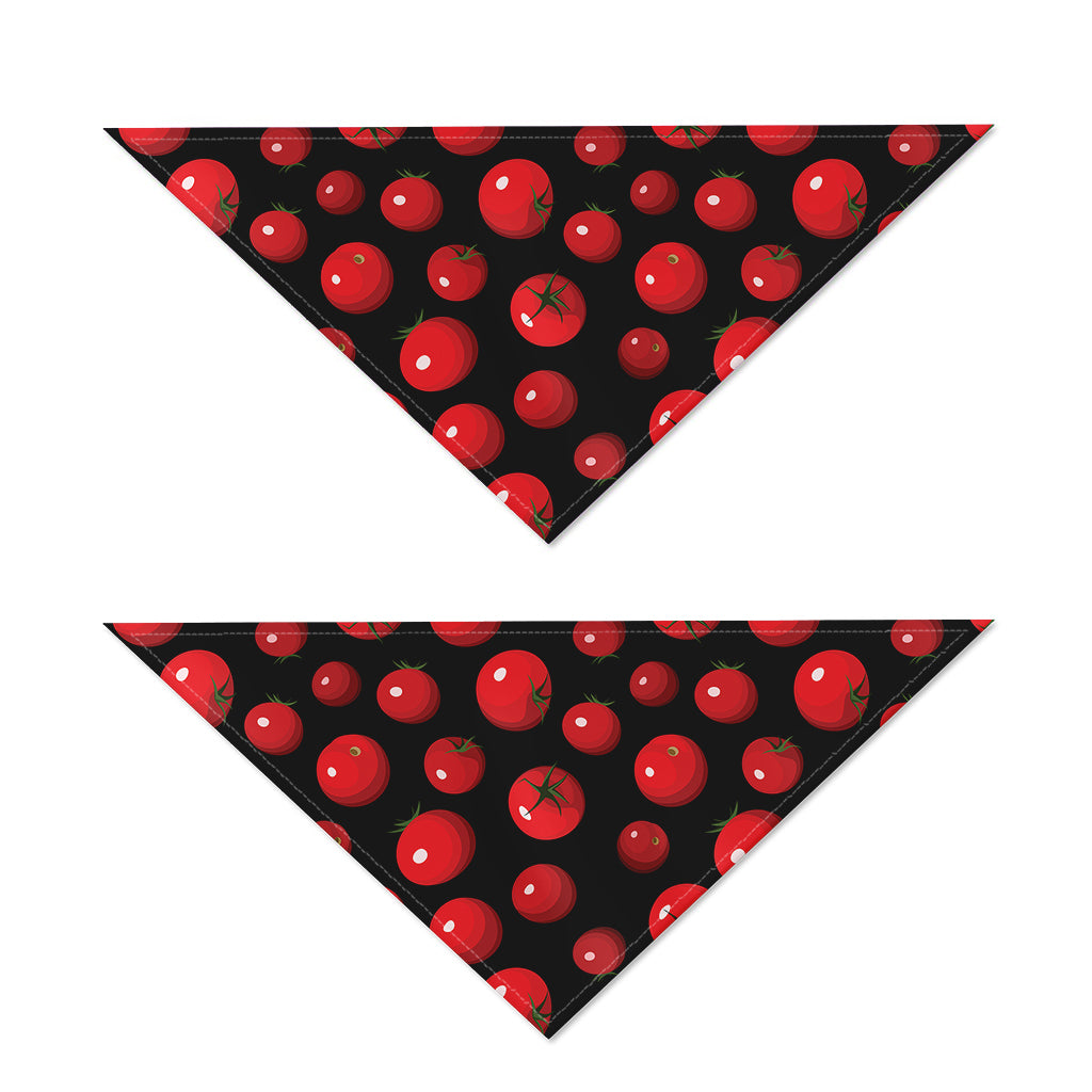 Red Tomato Pattern Print Dog Bandana