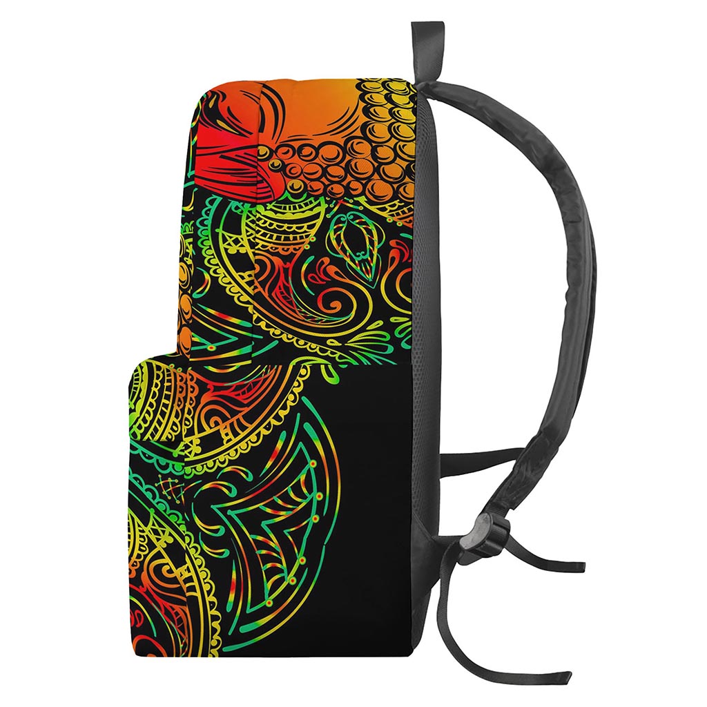 Reggae Buddha Print Backpack