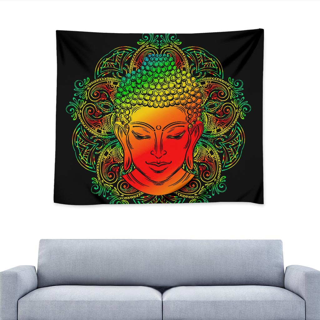 Reggae Buddha Print Tapestry