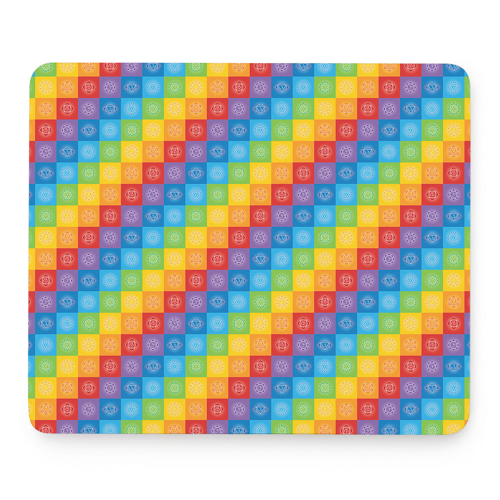 Reiki And The 7 Chakras Pattern Print Mouse Pad
