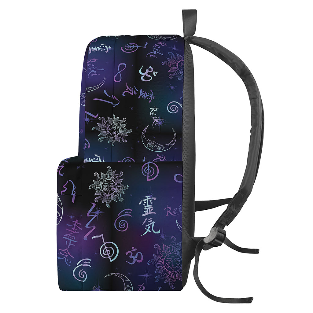 Reiki Energy Pattern Print Backpack