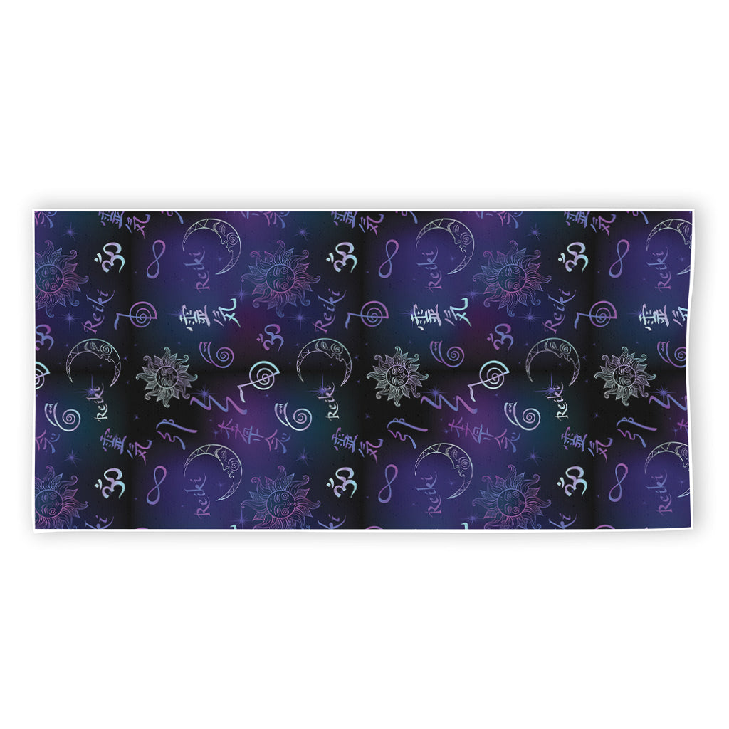 Reiki Energy Pattern Print Beach Towel