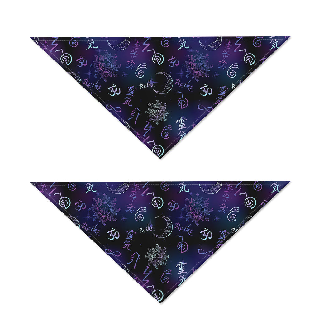 Reiki Energy Pattern Print Dog Bandana
