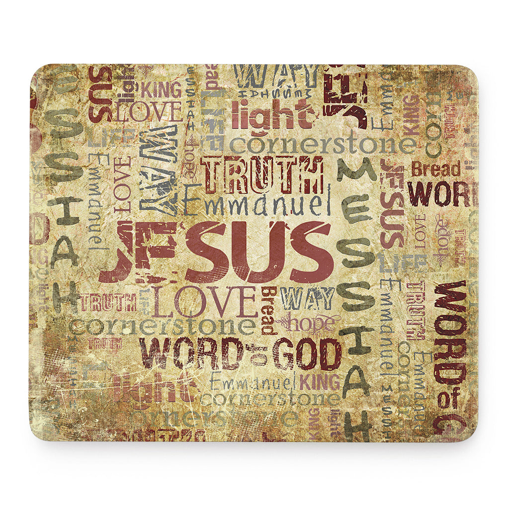 Religious Word Of God Print Mouse Pad