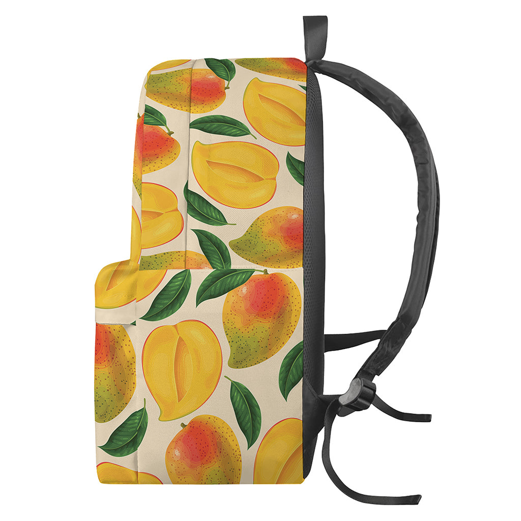Ripe Mango Fruit Pattern Print Backpack