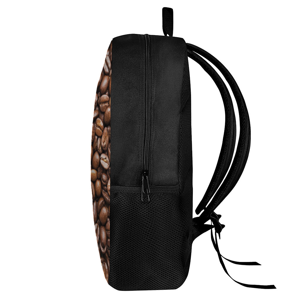 Roasted Coffee Bean Print 17 Inch Backpack
