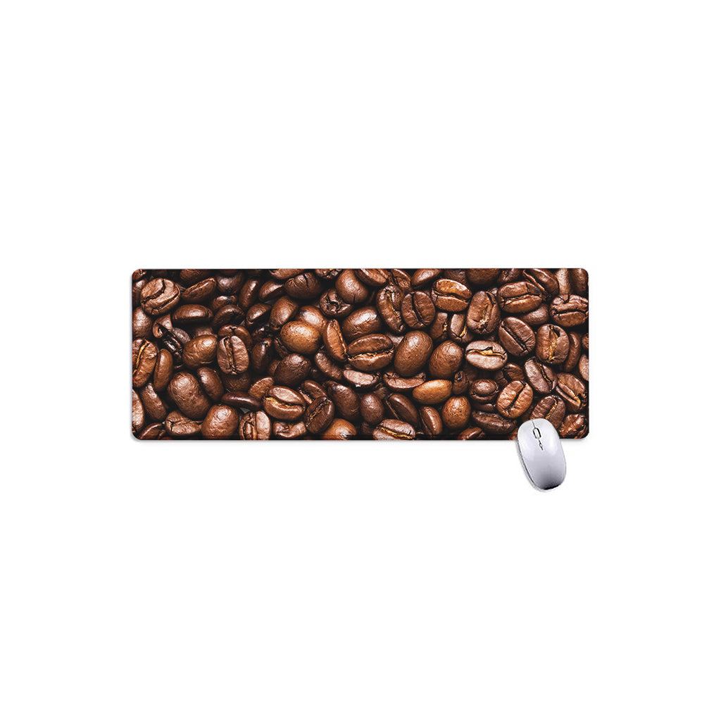 Roasted Coffee Bean Print Extended Mouse Pad