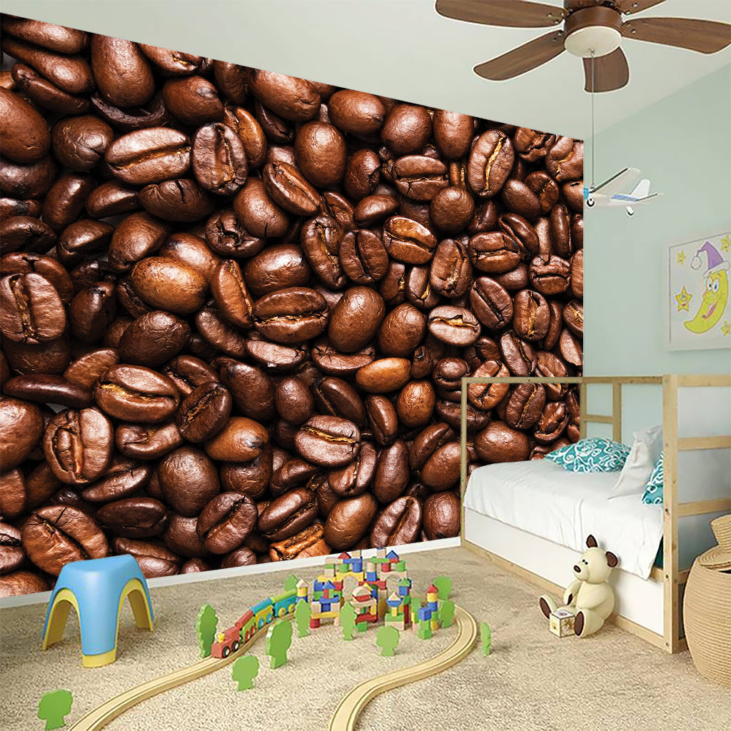 Roasted Coffee Bean Print Wall Sticker