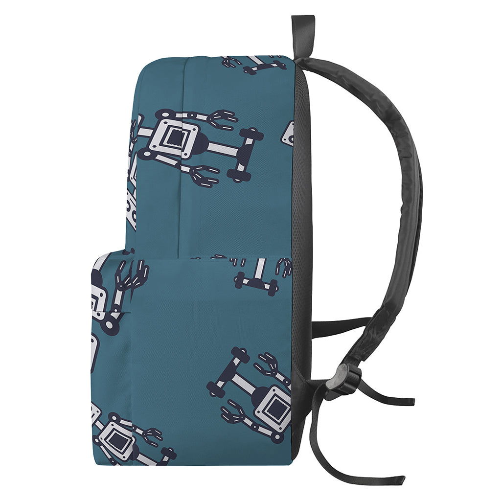 Robot Servant Pattern Print Backpack