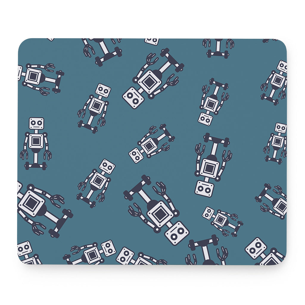 Robot Servant Pattern Print Mouse Pad