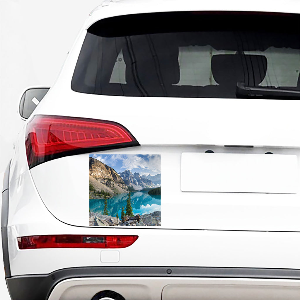 Rocky Mountain Print Car Sticker