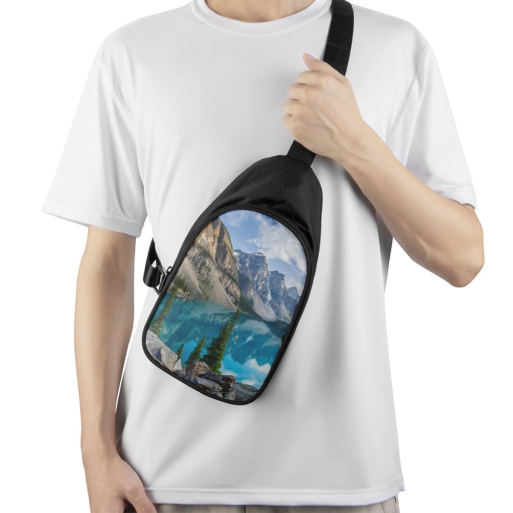 Rocky Mountain Print Chest Bag
