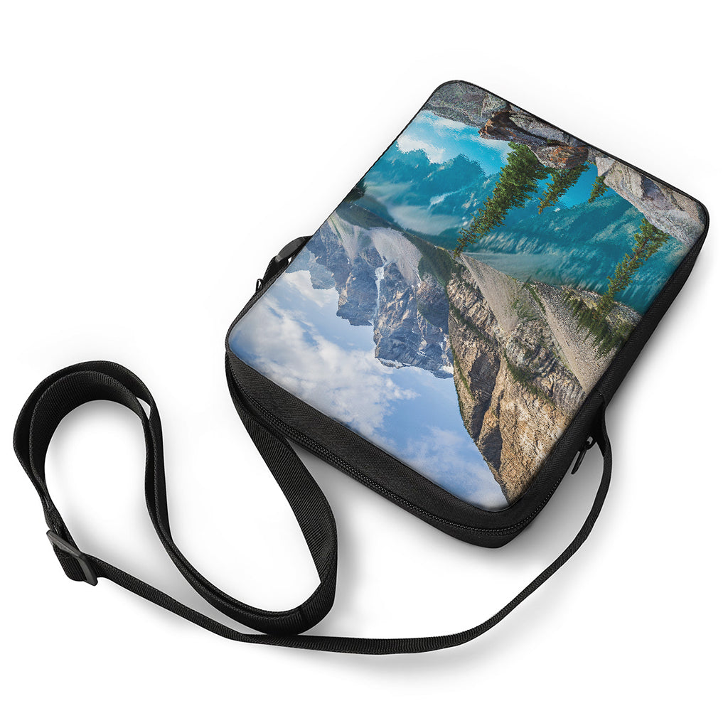 Rocky Mountain Print Rectangular Crossbody Bag