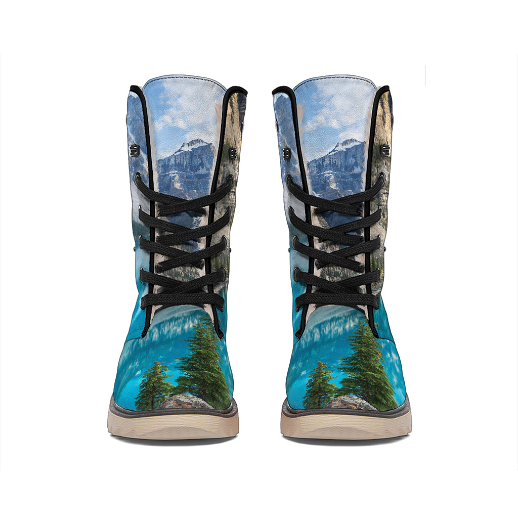 Rocky Mountain Print Winter Boots