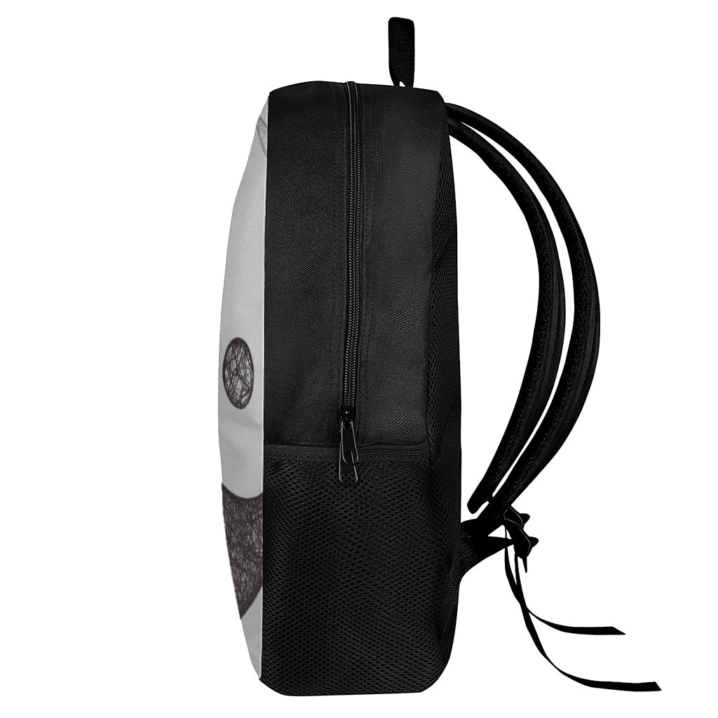 Roots Yin Yang Print 17 Inch Backpack