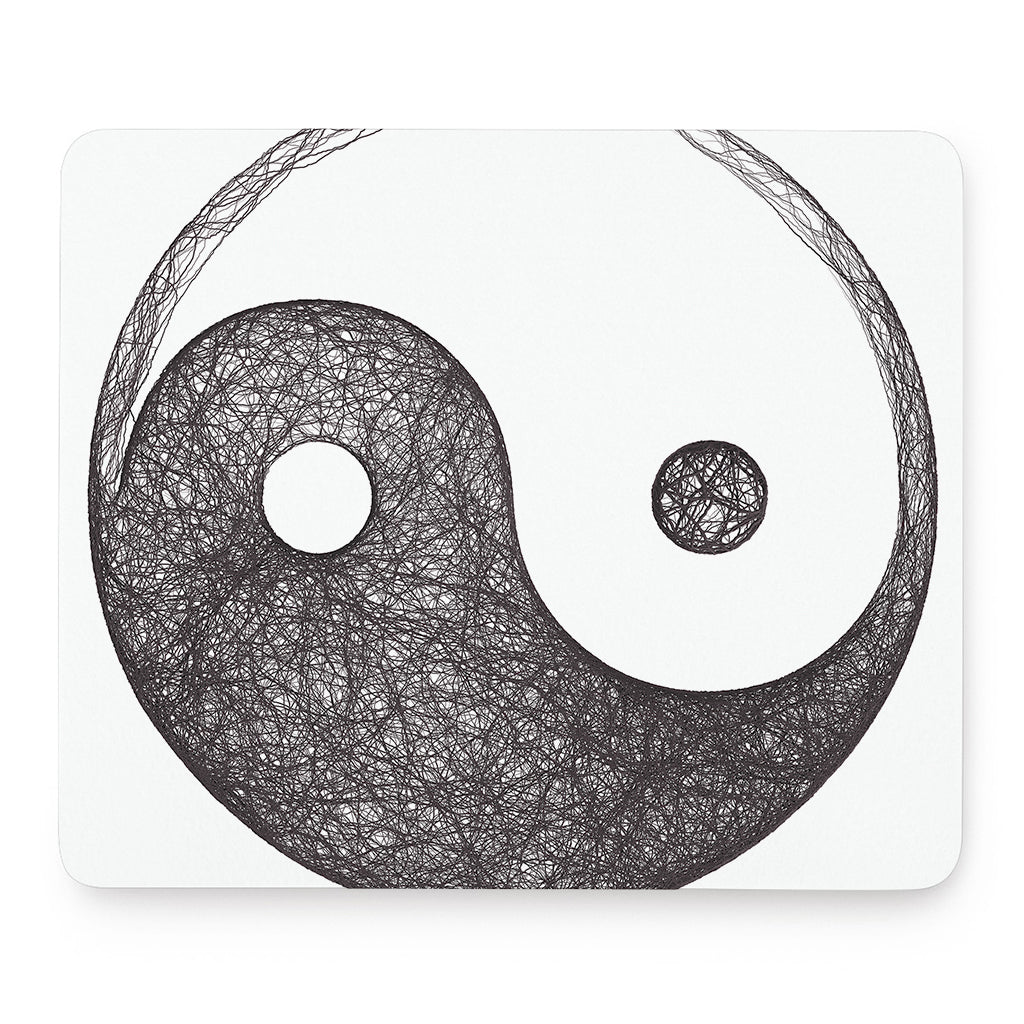 Roots Yin Yang Print Mouse Pad