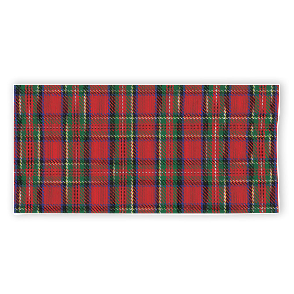 Royal Stewart Tartan Pattern Print Beach Towel