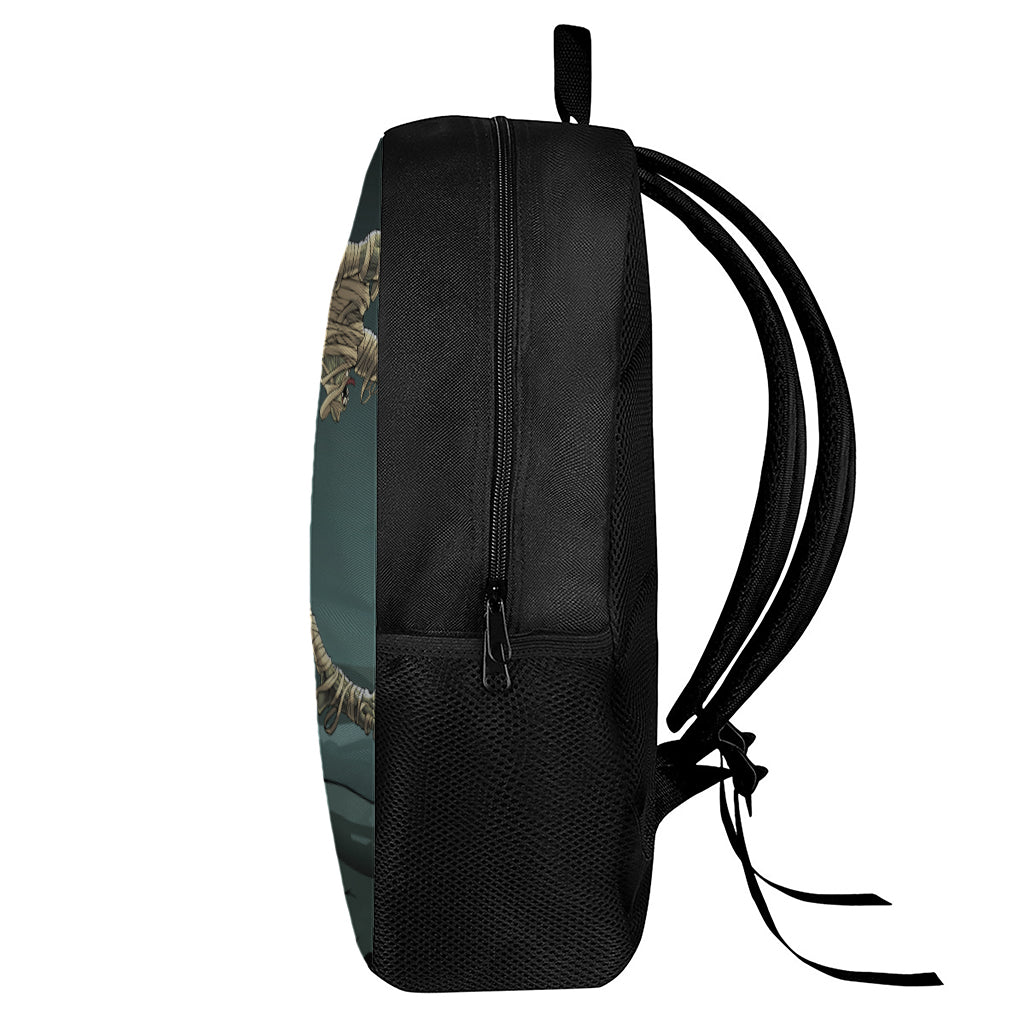 Running Mummy Print 17 Inch Backpack