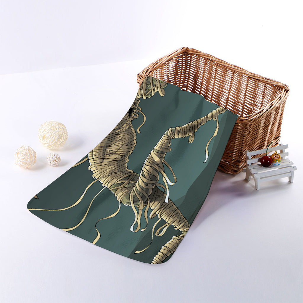 Running Mummy Print Towel