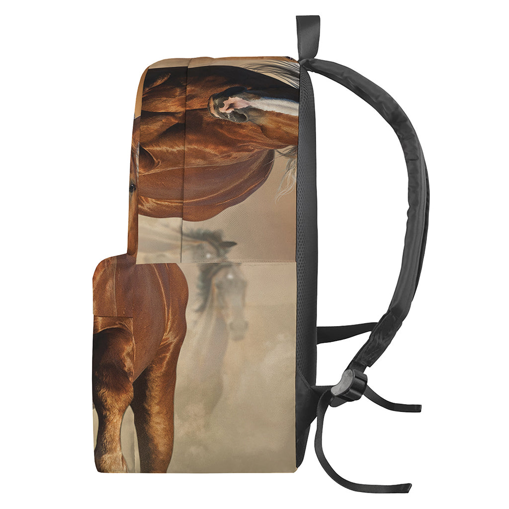 Running Wild Horses Print Backpack