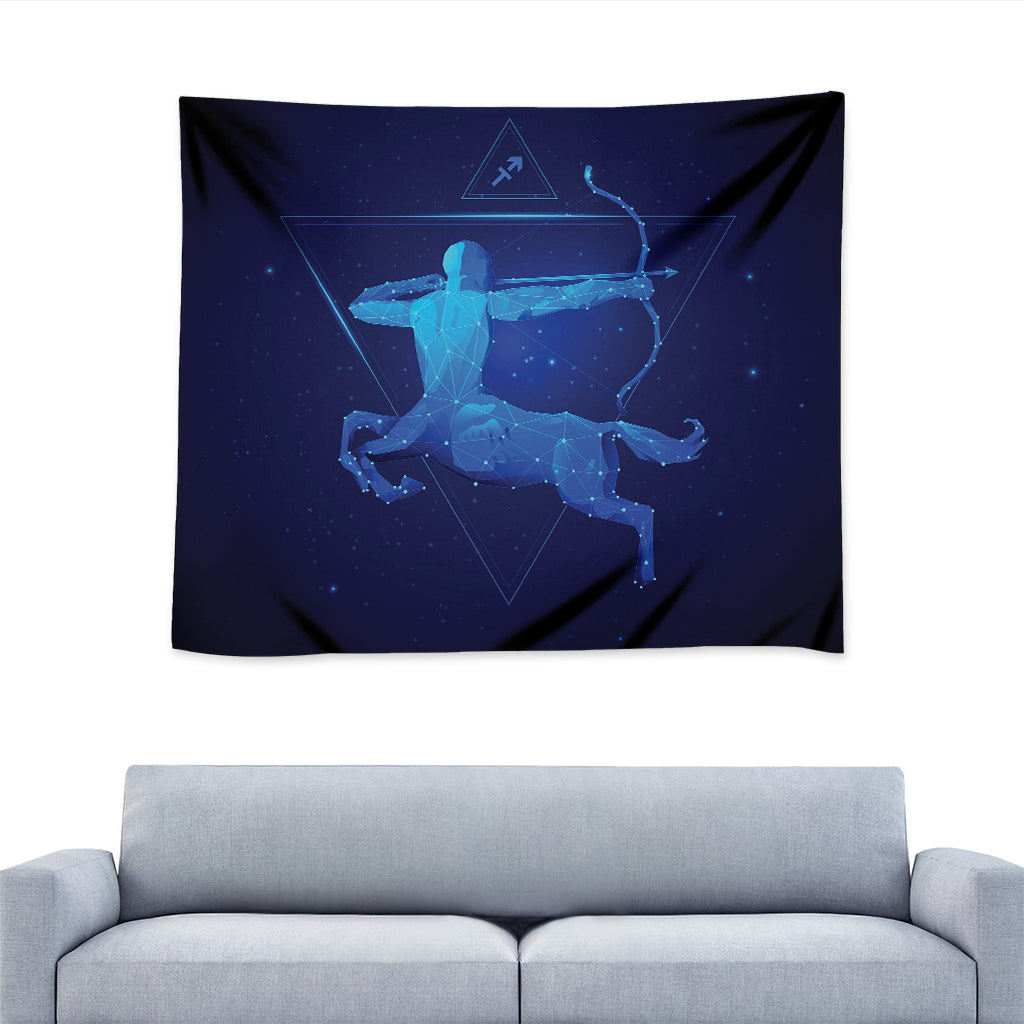 Sagittarius Horoscope Sign Print Tapestry