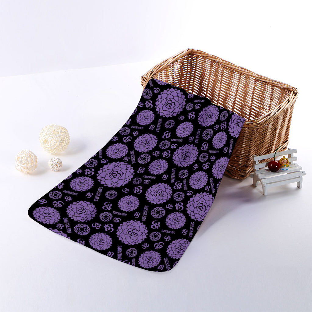 Sahasrara Chakra Pattern Print Towel