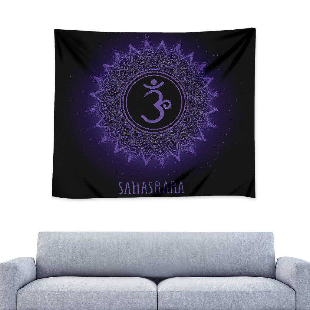 Sahasrara Chakra Symbol Print Tapestry