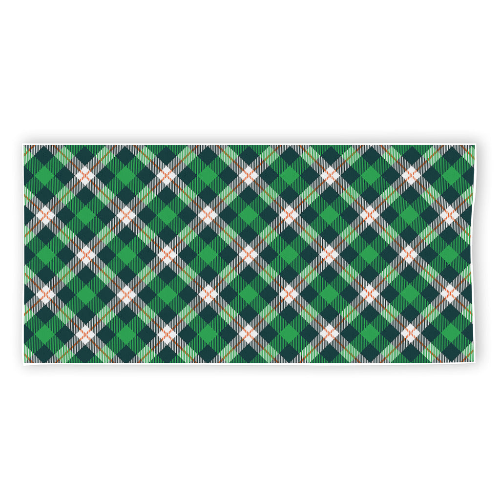 Saint Patrick's Day Irish Tartan Print Beach Towel