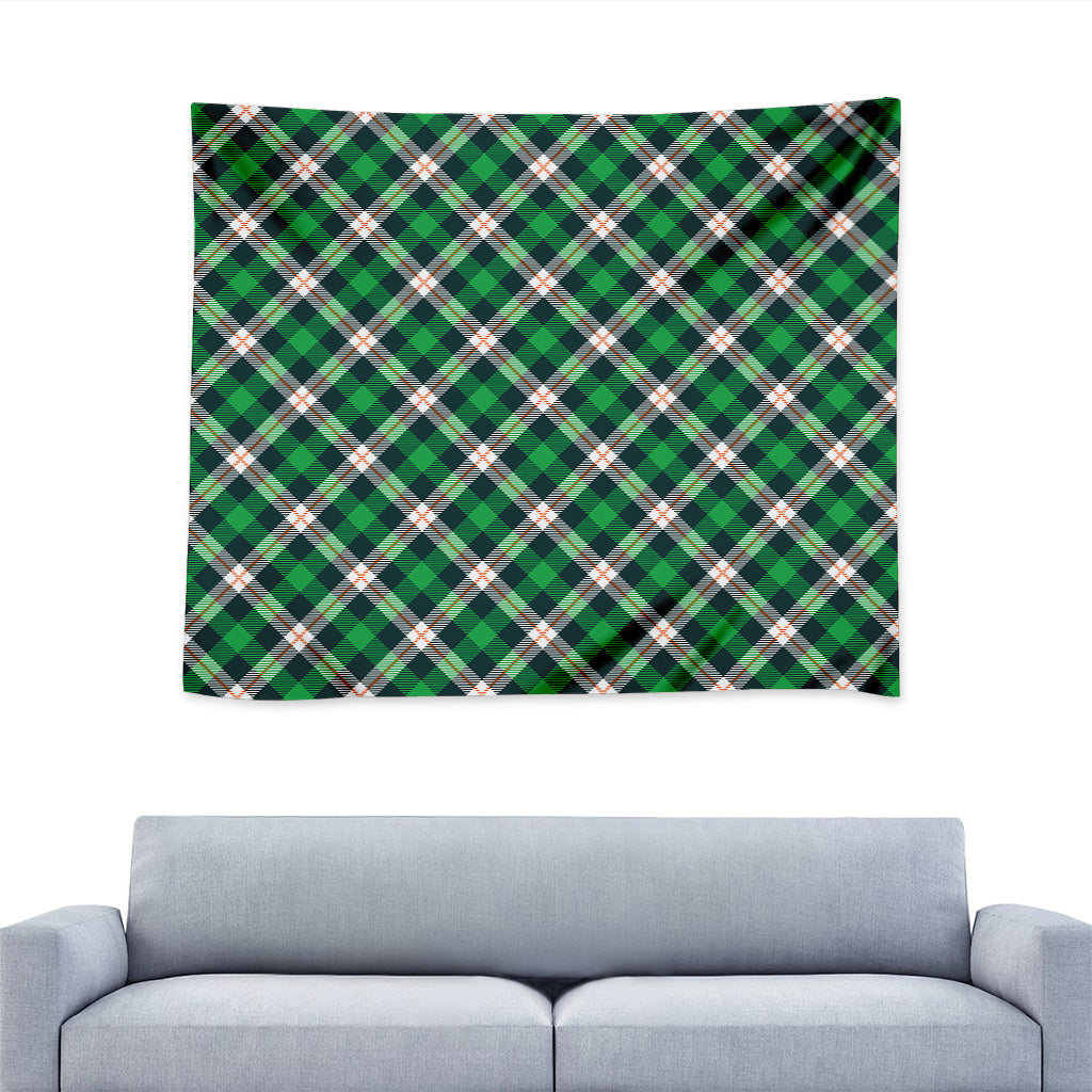 Saint Patrick's Day Irish Tartan Print Tapestry