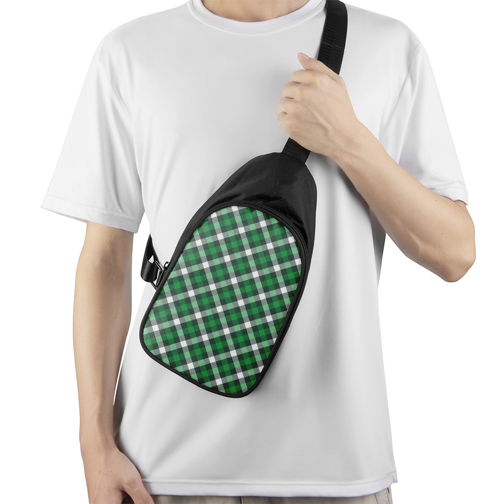 Saint Patrick's Day Plaid Pattern Print Chest Bag