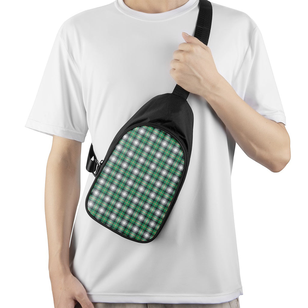 Saint Patrick's Day Tartan Pattern Print Chest Bag