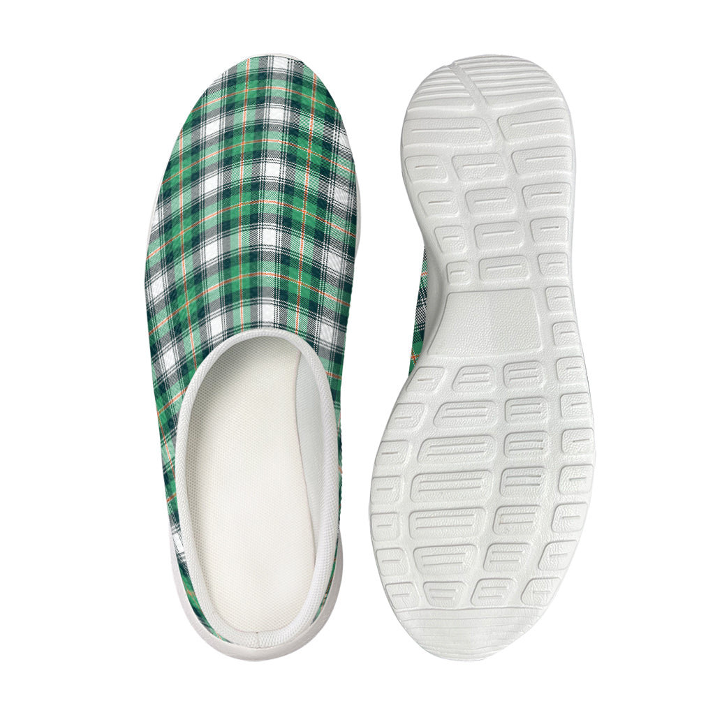 Saint Patrick's Day Tartan Pattern Print Mesh Casual Shoes