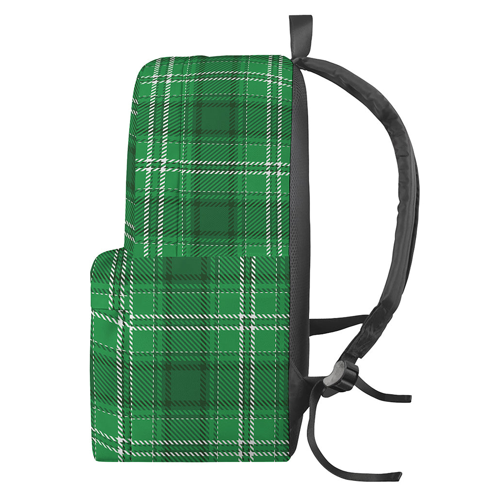 Saint Patrick's Day Tartan Print Backpack