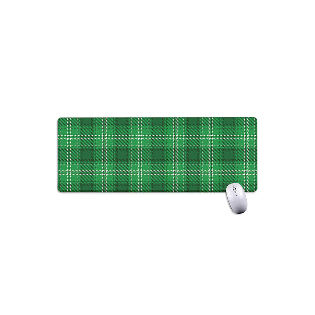 Saint Patrick's Day Tartan Print Extended Mouse Pad