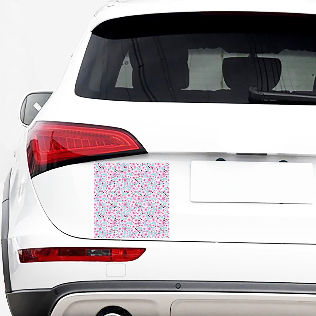 Sakura Cherry Blossom Pattern Print Car Sticker