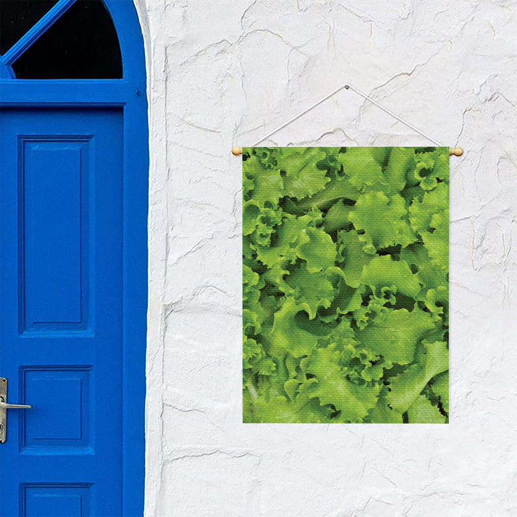 Salad Vegetable Print Garden Flag