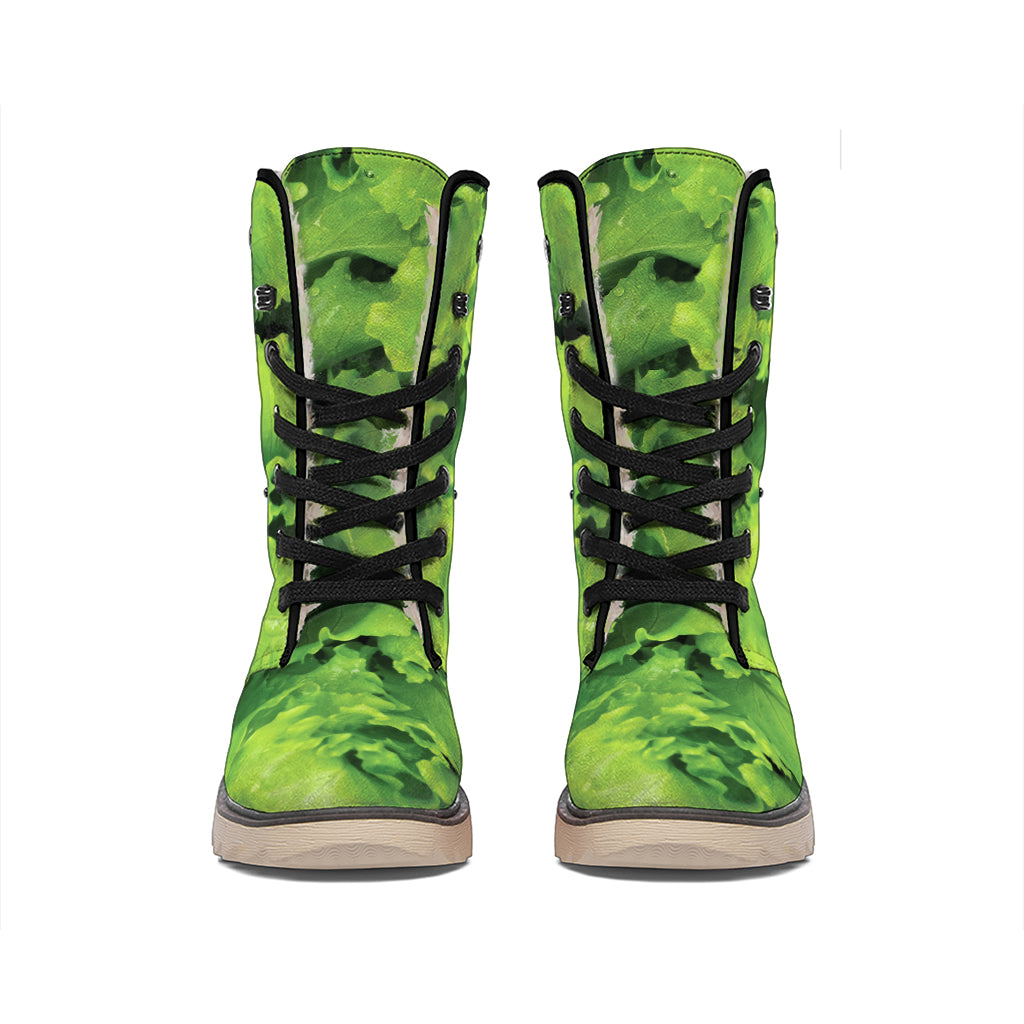 Salad Vegetable Print Winter Boots